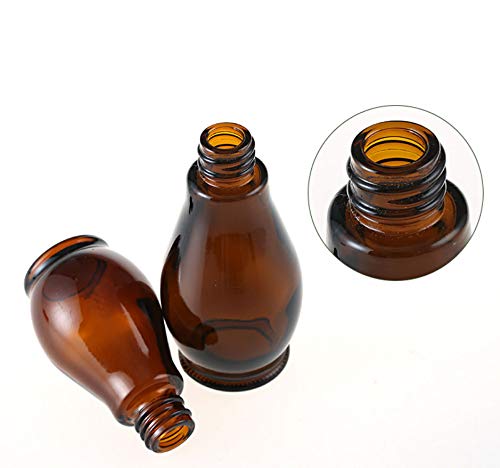 2Pcs 100Ml Amber Glass Travel Bottles Cosmetic Cream Pump Bottle Travel Size Pump Dispenser Lotion Dispenser Bottles Cosmetic Co